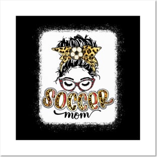 Soccer Mom Shirt Soccer Mom Life Leopard Posters and Art